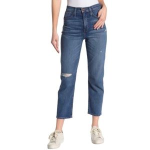 Nwt madewell classic straight high rise jeans 25